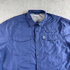 NEW The American‎ Outdoorsman Shirt Mens Extra Large Blue Fishing Camp Vented